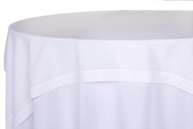 Specialty Hemstitch White tablecloth